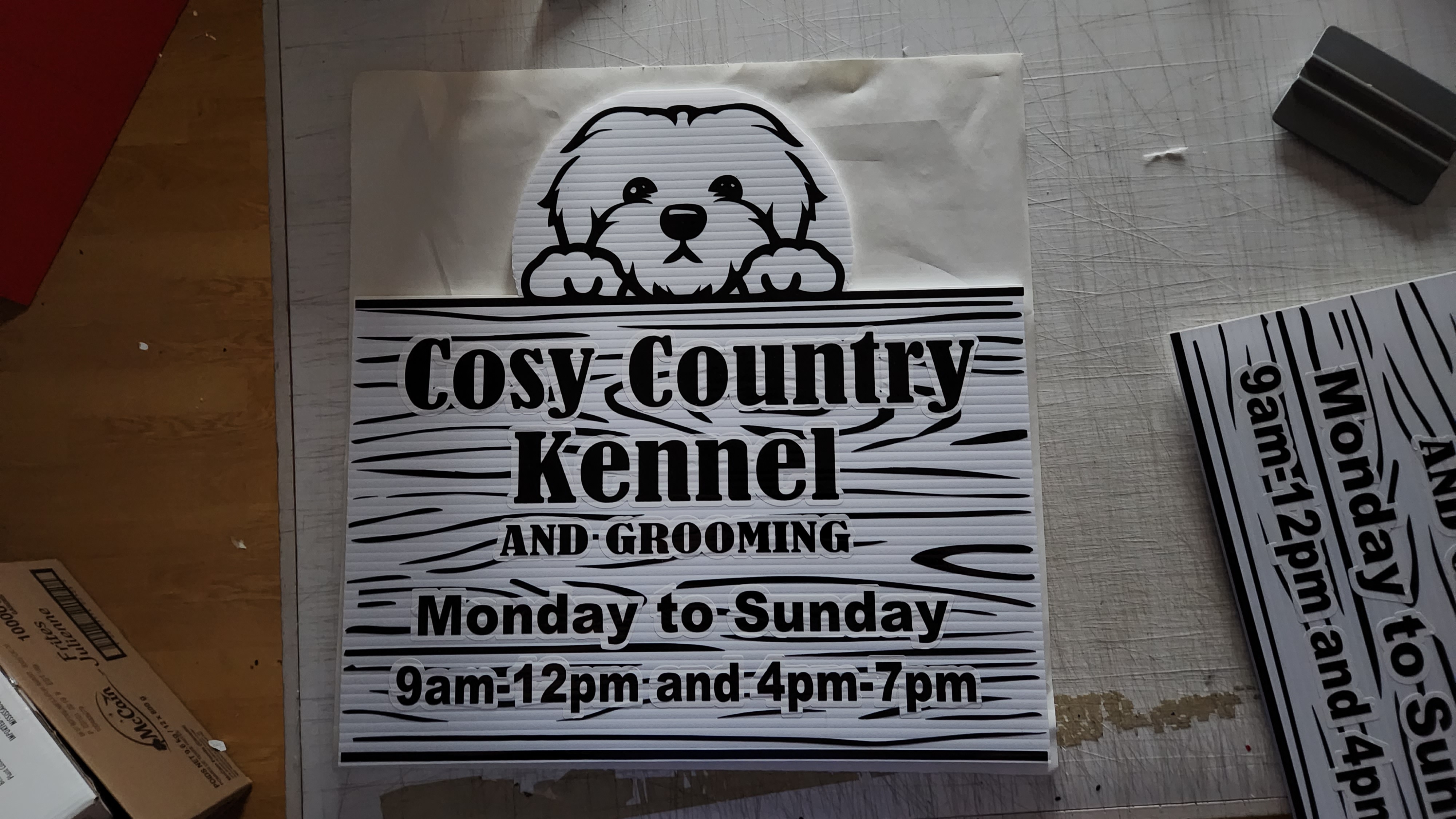 Business Hours Sign